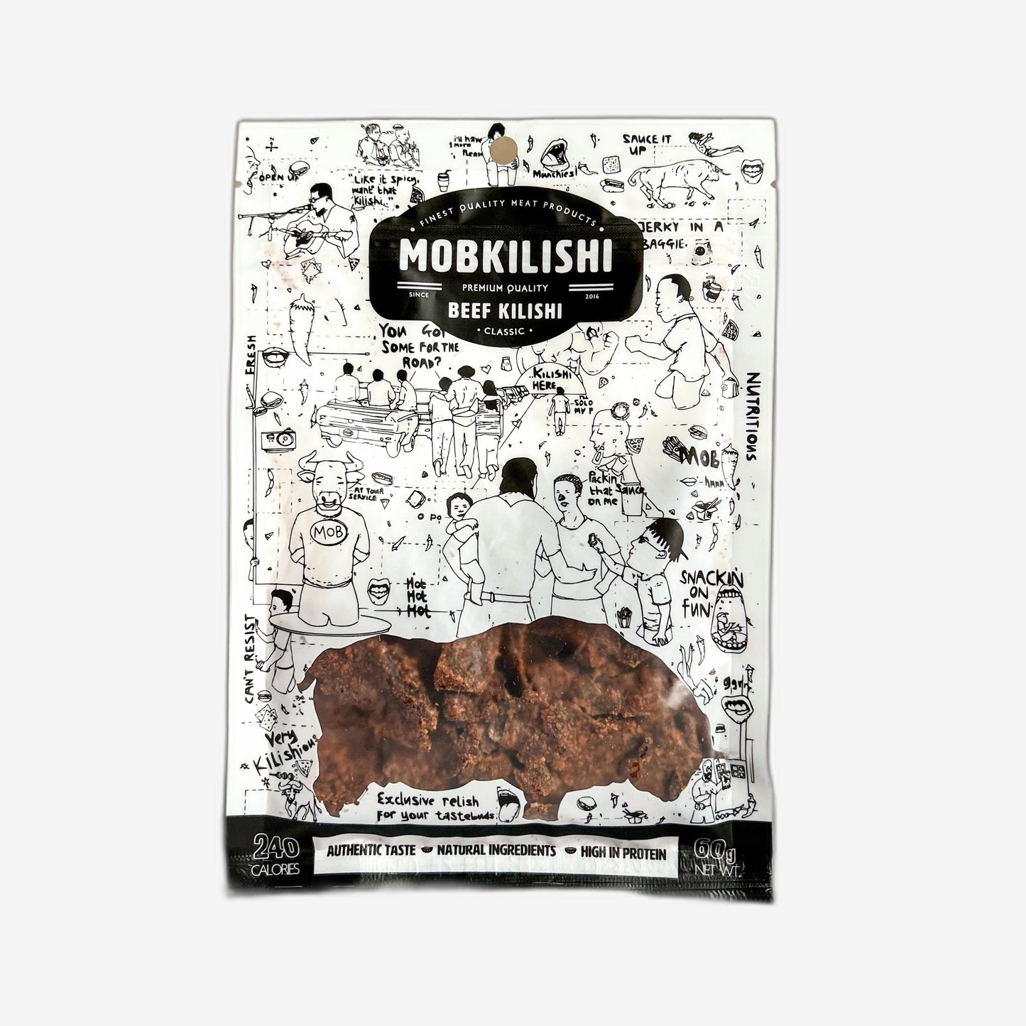 MOBKILISHI Classic Beef Kilishi 60g Pack