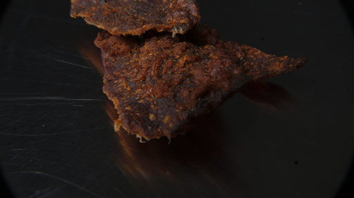 MOBKILISHI Beef Kilishi Classic — kilishi pieces close up